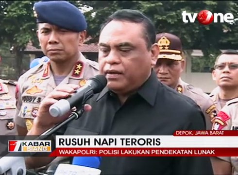 Detik-Detik 155 Napi Teroris Mako Brimob Serahkan Diri