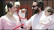Saif Ali Khan Gets Angry On Kareena Kapoor Khan At Sonam Kapoor's Wedding Ceremony | Bollywood Buzz