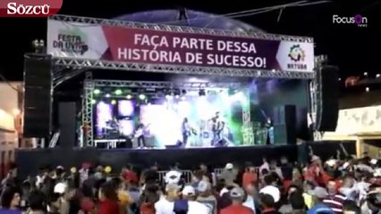 Konserde dehşet anları