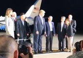 Detainees Released by South Korea Greeted by Trump in Maryland