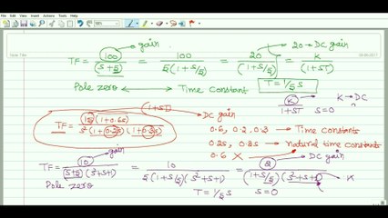 Control System No. 14 | Pole Zero and Time Constant Forms