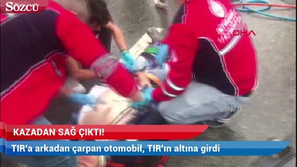 Video herunterladen: Bu kazadan sağ çıktı