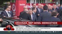 Erdoğan BBP Genel Merkezi'nde