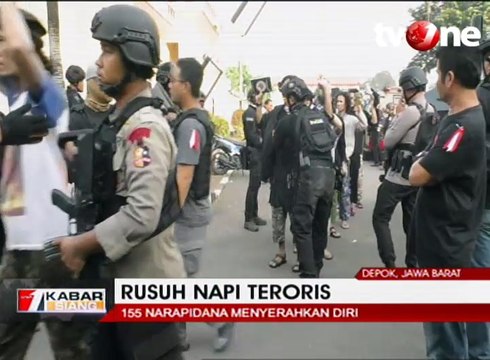 Proses Sterilisasi 155 Napi Kasus Teroris Mako Brimob