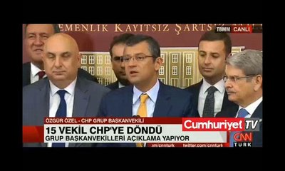 İYİ Parti'ye katılan 15 milletvekili yeniden CHP'ye döndü