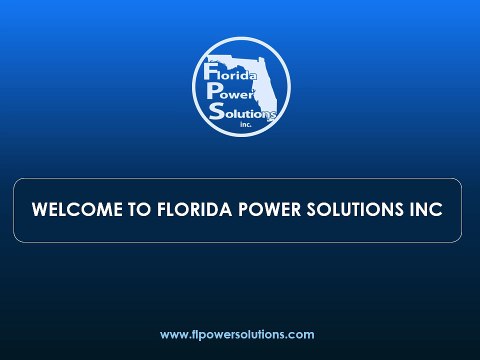 Commercial Generator Repair & Maintenance Service - Florida Power Solution Inc