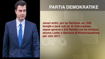 Ora News - Basha: Rama mashtroi me rimbursimin fishave të matjes së diabetit për fëmijë