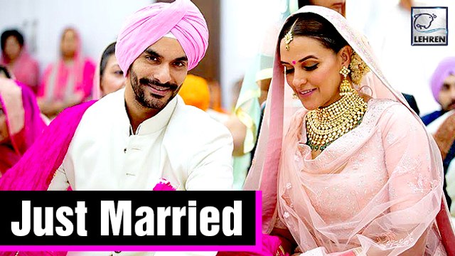 Neha Dhupia MARRIED To Angad Bedi In A Secret Ceremony | Inside Pictures