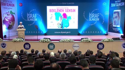 Erbaş: “(Ramazan ayının özelliği ) Aile ve toplumsal hayatımıza ve bütün yeryüzüne bereket ve güzellikler getirmesidir” – ANKARA