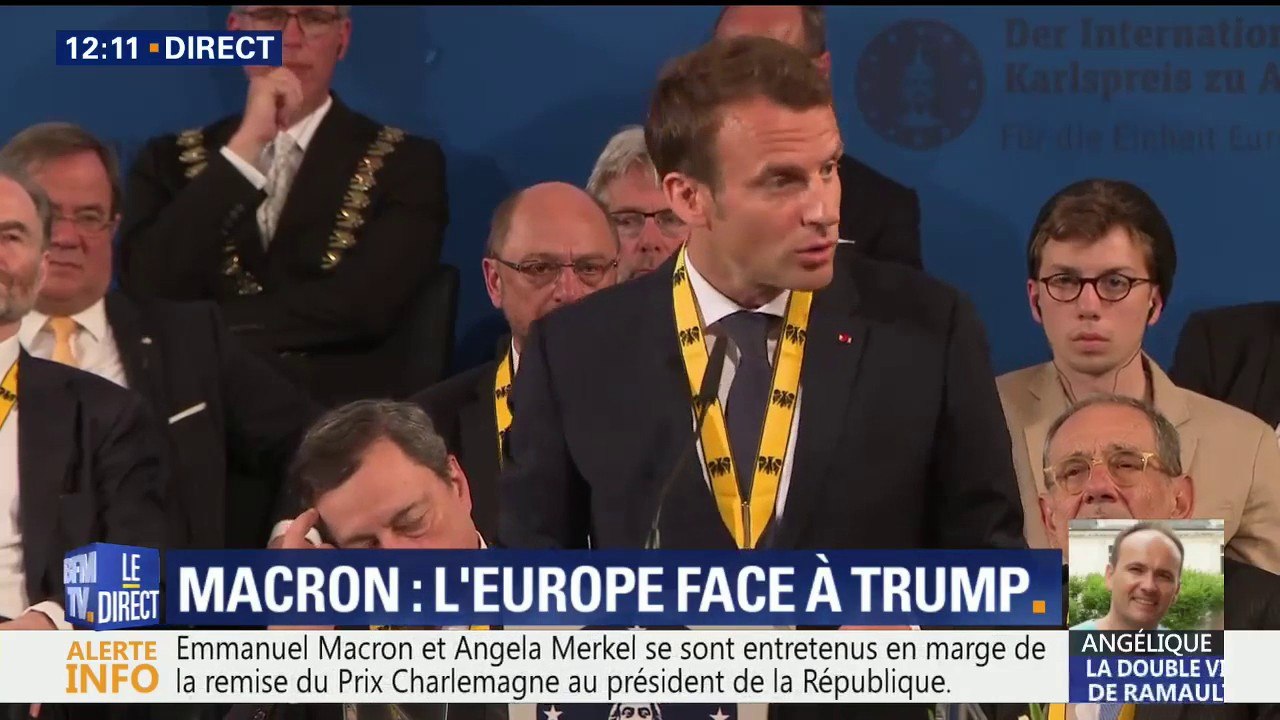 Europe: "Ce rêve est rongé par le doute. A nous de savoir si nous voulons le faire vivre ou le laisser mourir", déclare Macron