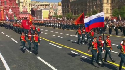 모스크바에서 2차대전 승전 기념일 군사 퍼레이드 / YTN