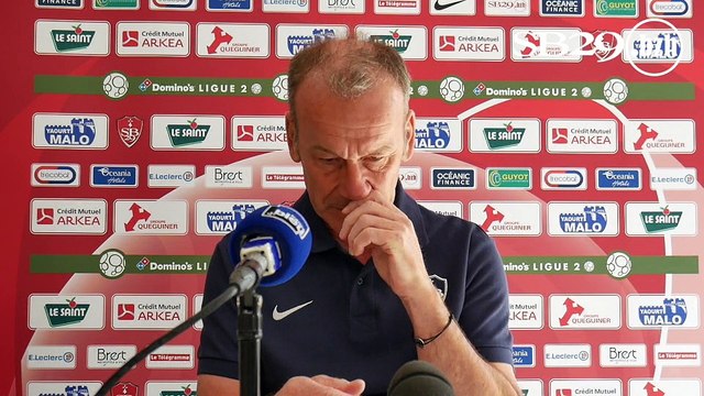 Point presse de Jean-Marc Furlan avant Berrichonne de Châteauroux - Stade Brestois 29
