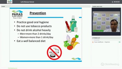 Early Detection of Common Cancer & Clinical Perspective - Dr Piyush, Paras Hospitals