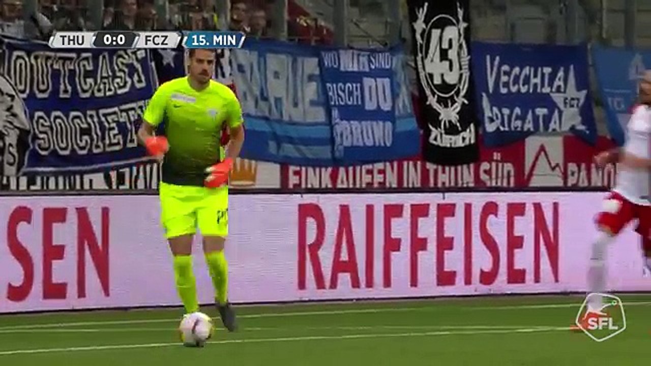 Thun 0:1 Zurich (Switzerland. Super League. 9 May 2018)