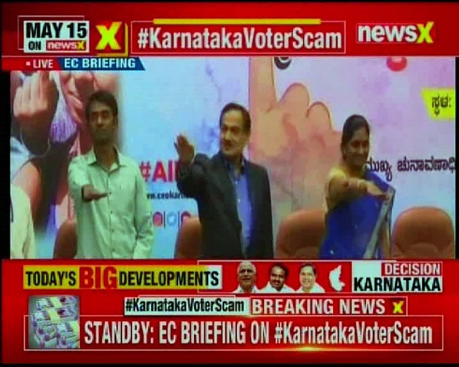 EC briefing on Karnataka Voter Scam