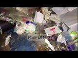 Report TV - Sarandë, mbeturinat spitalore hidhen te kazanët e plehrave