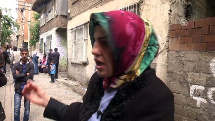 Çökme tehlikesi yaşanan 5 katlı binada inceleme - DİYARBAKIR