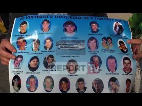 Report TV - Vlorë, familjarët përkujtojnë viktimat e tragjedisë së 9 Janarit, duam drejtësi