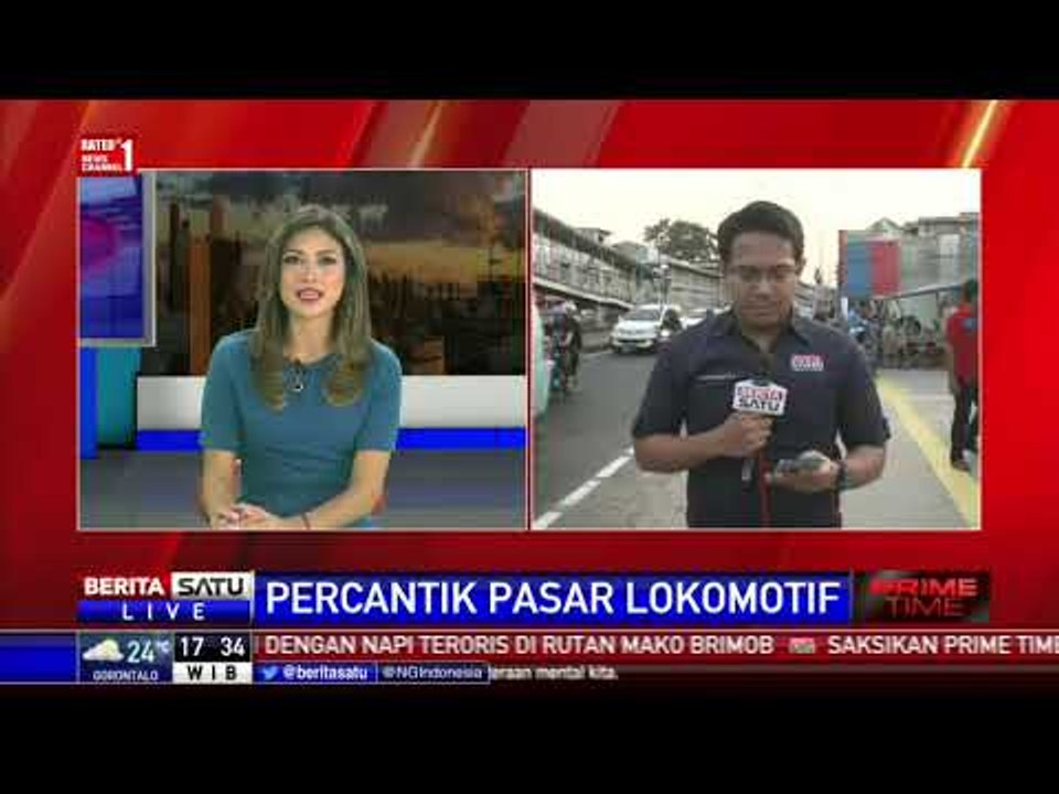 Pertokoan di Jatinegara Dicat Warna-Warni