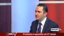 Report TV - Protesta e opozitės nė 27 Janar, Salianji: I udhėheq PD