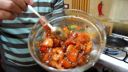 النودلز بالقريدس والدجاج Chef Ahmad AllCooking-Chicken Shrimp Rice Noodles