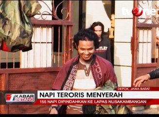 Momen 155 Narapidana Teroris Saat Menyerahkan Diri