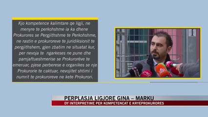Përplasja ligjore Gina - Marku - News, Lajme - Vizion Plus