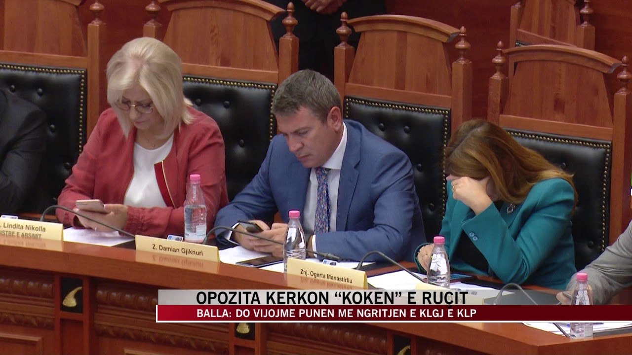 Opozita kërkon “kokën” e Ruçit - News, Lajme - Vizion Plus