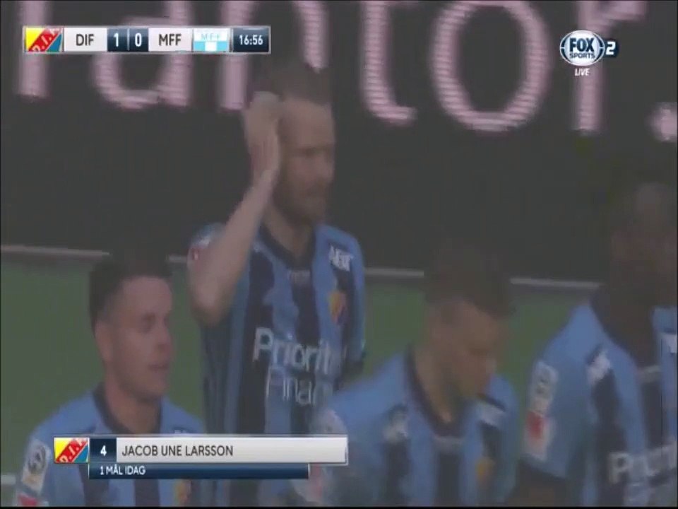 1-0 Jacob Une Larsson Goal Sweden  Svenska Cupen  Final - 10.05.2018 Djurgårdens IF  1-0 Malmö FF
