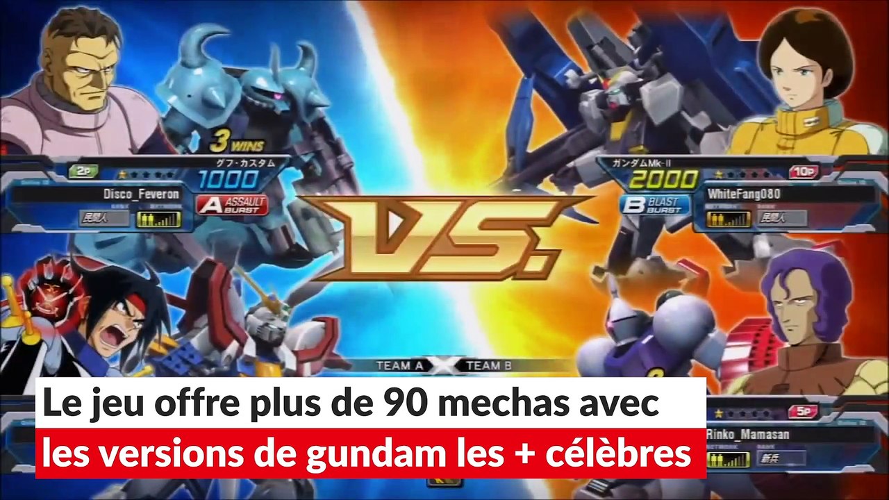Gundam Extreme Vs. Full Boost : adaptation jeu manga