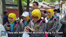 It's a dream come true! A group of Afghan girls have visited Shaolin Temple, the cradle of the Chinese martial arts in central Henan Province, as they fight to