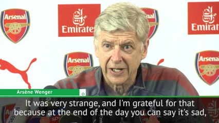 Saying goodbye very strange - Wenger