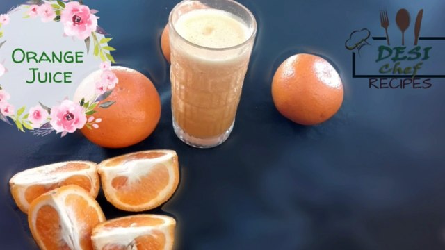 FRESH ORANGE JUICE .. HOW TO MAKE FRESH ORANGE JUICE