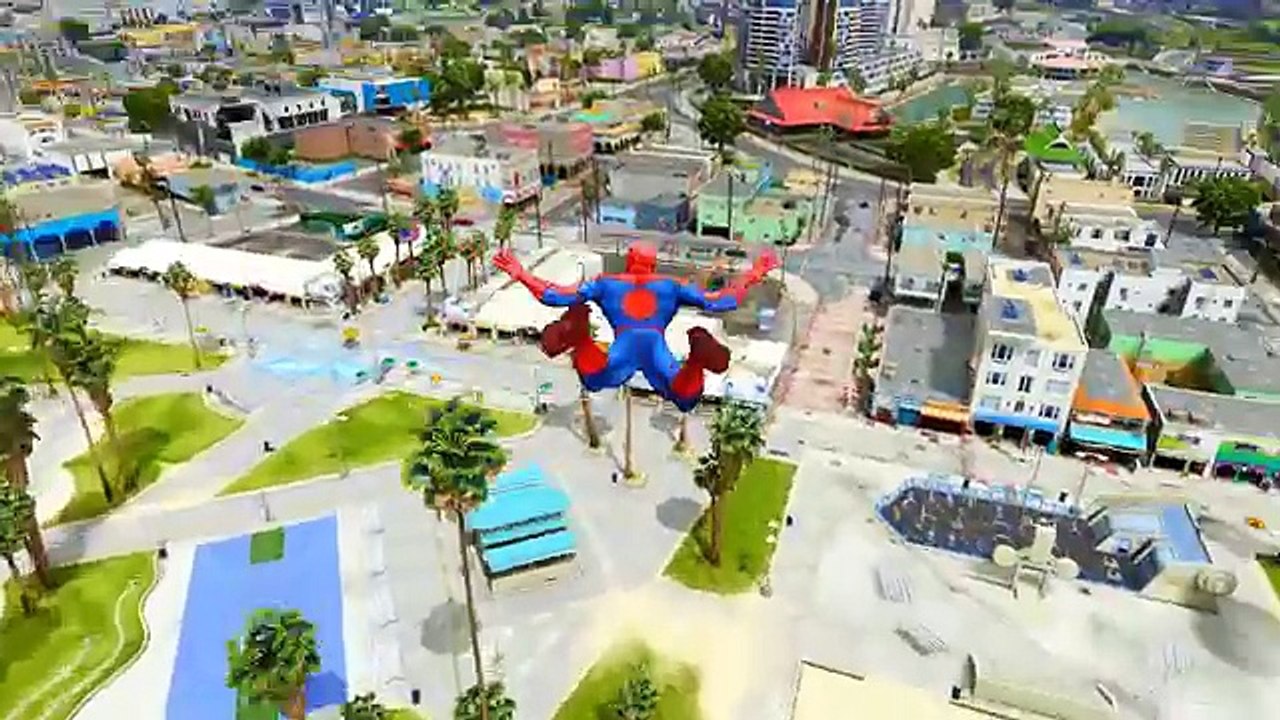 Mickey Mouse saves Spidercar McQueen Joker caught Spiderman in a trap Cartoon for Kids