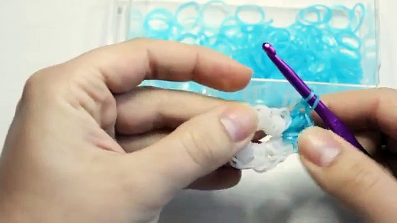 Rainbow Loom Getränkeuntersetzer - Neue Version ,einfach-schön