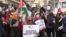 شاهد: الفلسطنيون يتظاهرون  في بيت لحم للمطالبة بحق العودة