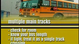 School Bus Railway safety