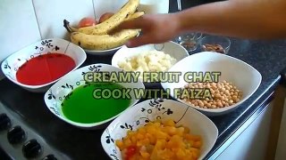 CREAMY FRUIT CHAT *COOK WITH FAIZA*
