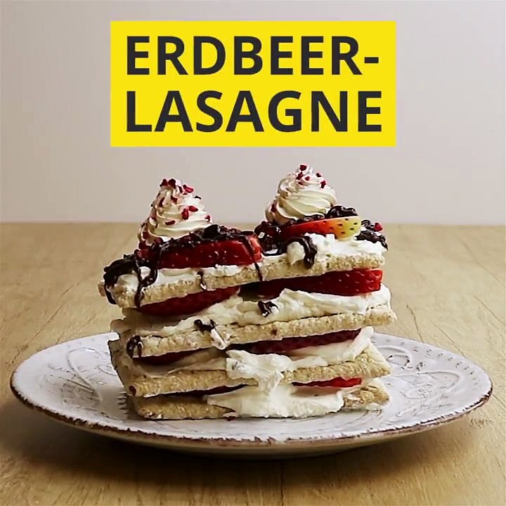 Lieblingsnachtisch: Erdbeer-Lasagne! ❤️ZUM REZEPT 