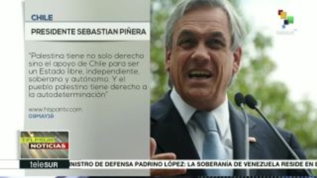 Chile apoya la creación de un Estado palestino libre