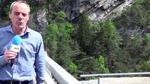 D!CI TV : La route départementale 900 d'accès à l'Ubaye fermée suite à la chute d'un énorme rocher