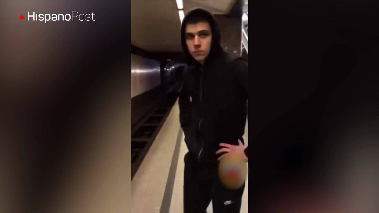 Saltó a las vías del Metro para ganar seguidores en las redes sociales