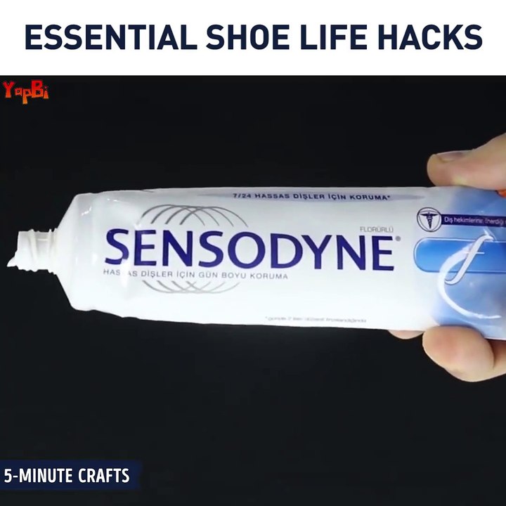 Shoe life hacks anyone just has to know.via YapBi youtube.com/c/YapBi