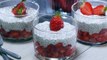 Les fraises sont de retour Voici un dessert gourmand et complet !La recette :