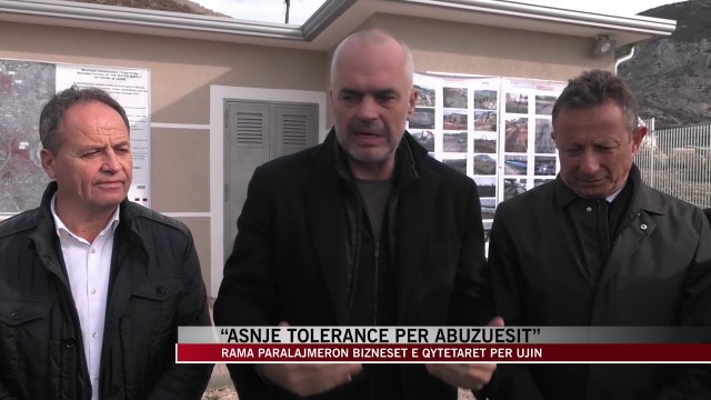 Rama nga Lezha paralajmëron bizneset e qytetarët për ujin - News, Lajme - Vizion Plus