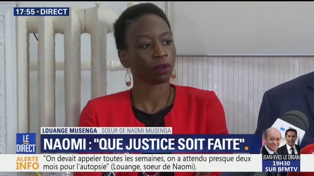 On nous explique qu'ils ne sont pas sûrs qu'il y ait une défaillance. On n'a pas besoin d'être médecin pour savoir qu'il y a un truc qui ne va pas , dit la soeur de Naomi