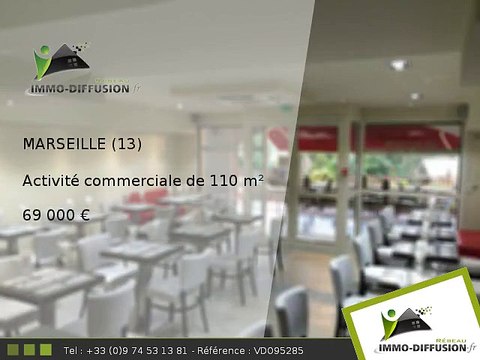 Activité commerciale A vendre Marseille 110m2 - La Rouvière
