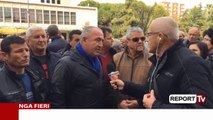 Report TV - Protesta, flasin naftëtarët e Armo: Do hyjmë në grevë urie