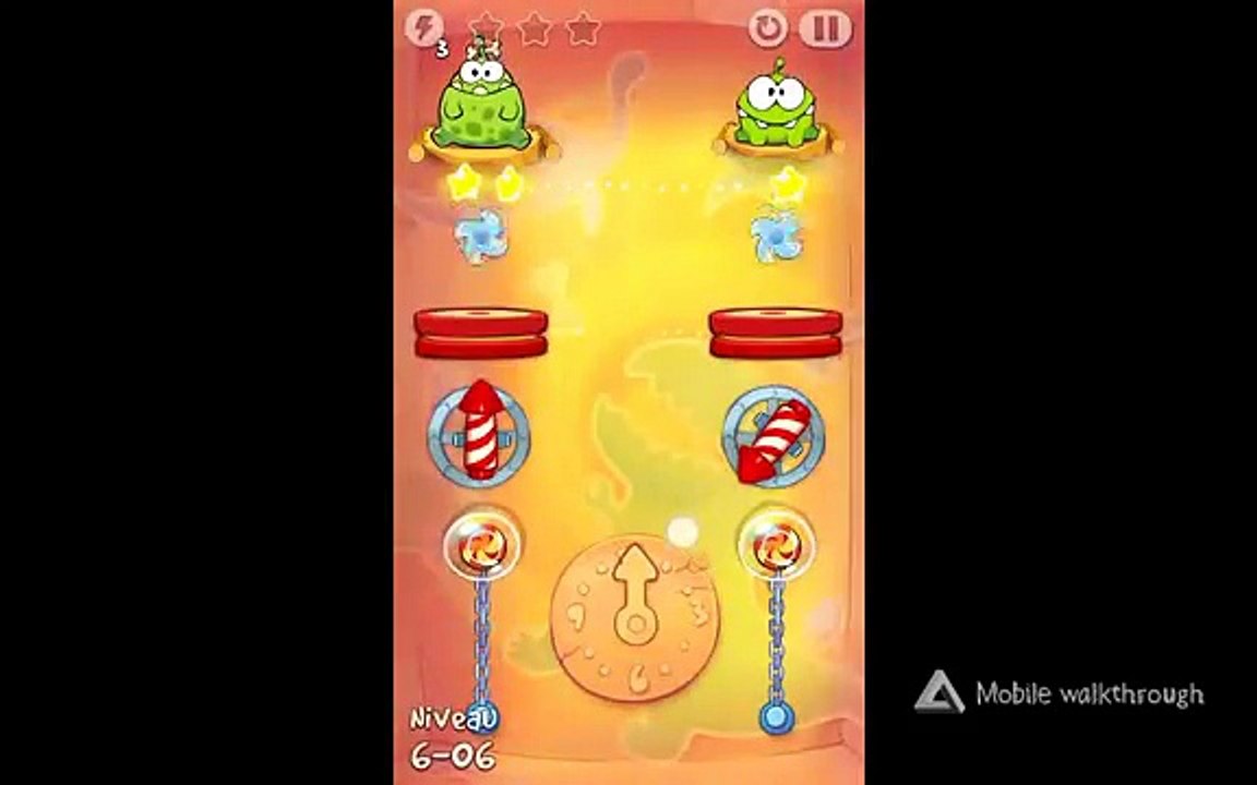 Walkthrough - Cut the Rope : Time Travel - LAge de pierre