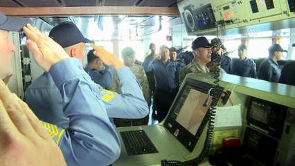 Orgeneral Akar ile konuk genelkurmay başkanları TCG Bayraktar'ı gezdi - İZMİR